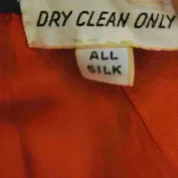 Vintage 1960'S Gumps San Francisco Gibson Bayh Silk Tribal Empire Waist Maxi M/L - Picture 12 of 13